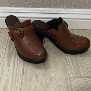 B.O.C. Leather clogs